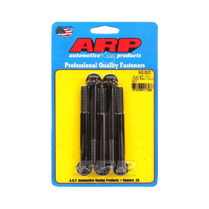Șuruburi și piulițe universale ARP cu cap mic 3/8-16 – Black Oxyde, 12 puncte x 5 - ARP-642-3500 - 642-3500 - 3666618193533